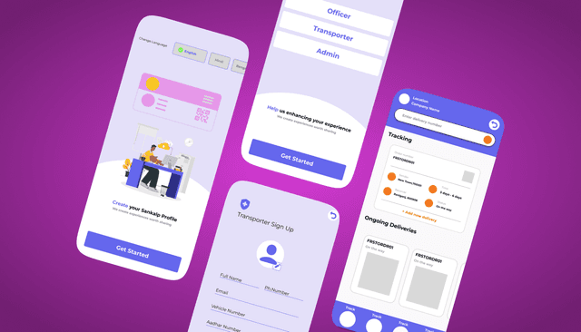 Transport Hackathon Mobile App - Figma UI Design